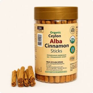 Certified Organic Ceylon Alba Cinnamon Sticks