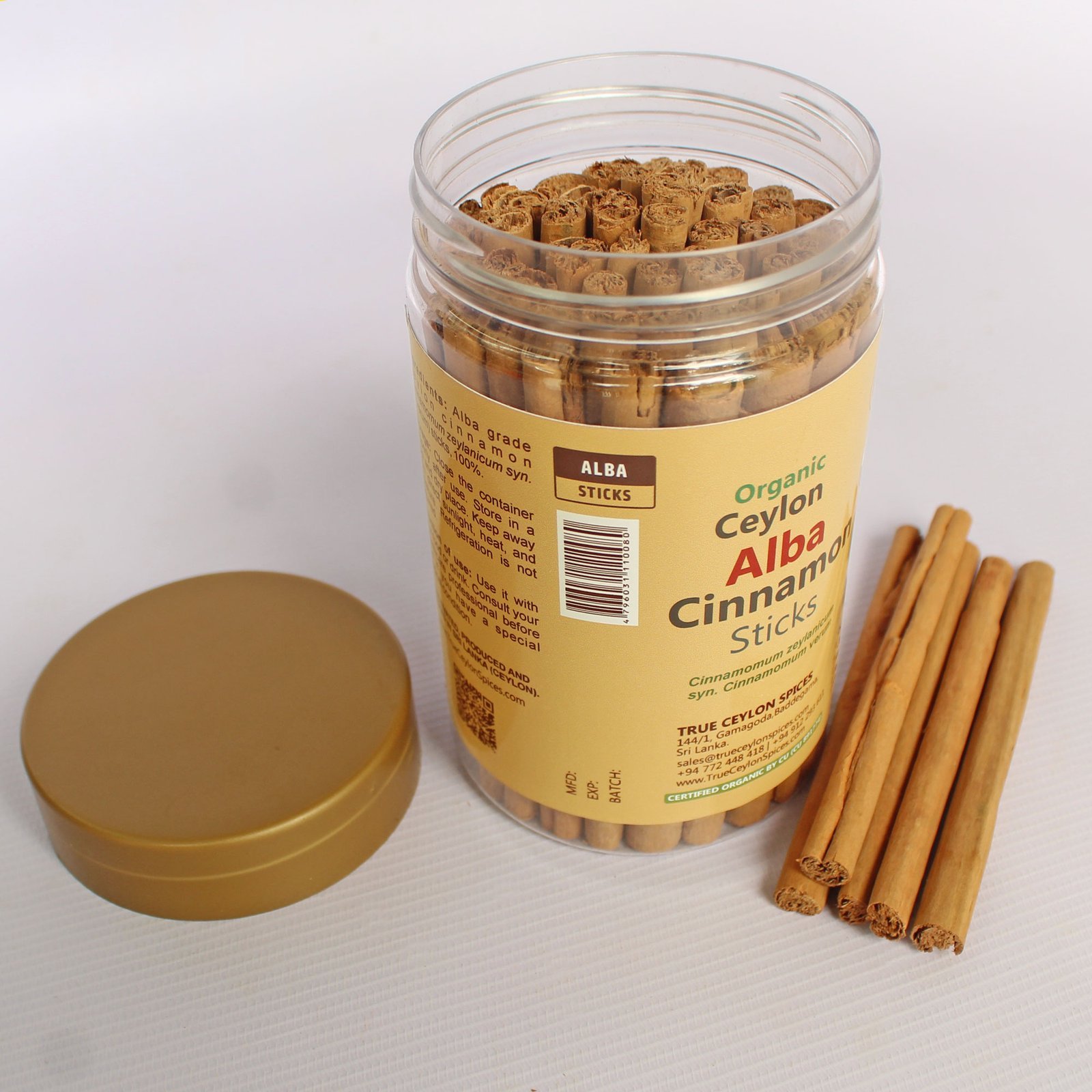Certified Organic Ceylon Alba Cinnamon Sticks - Image 3
