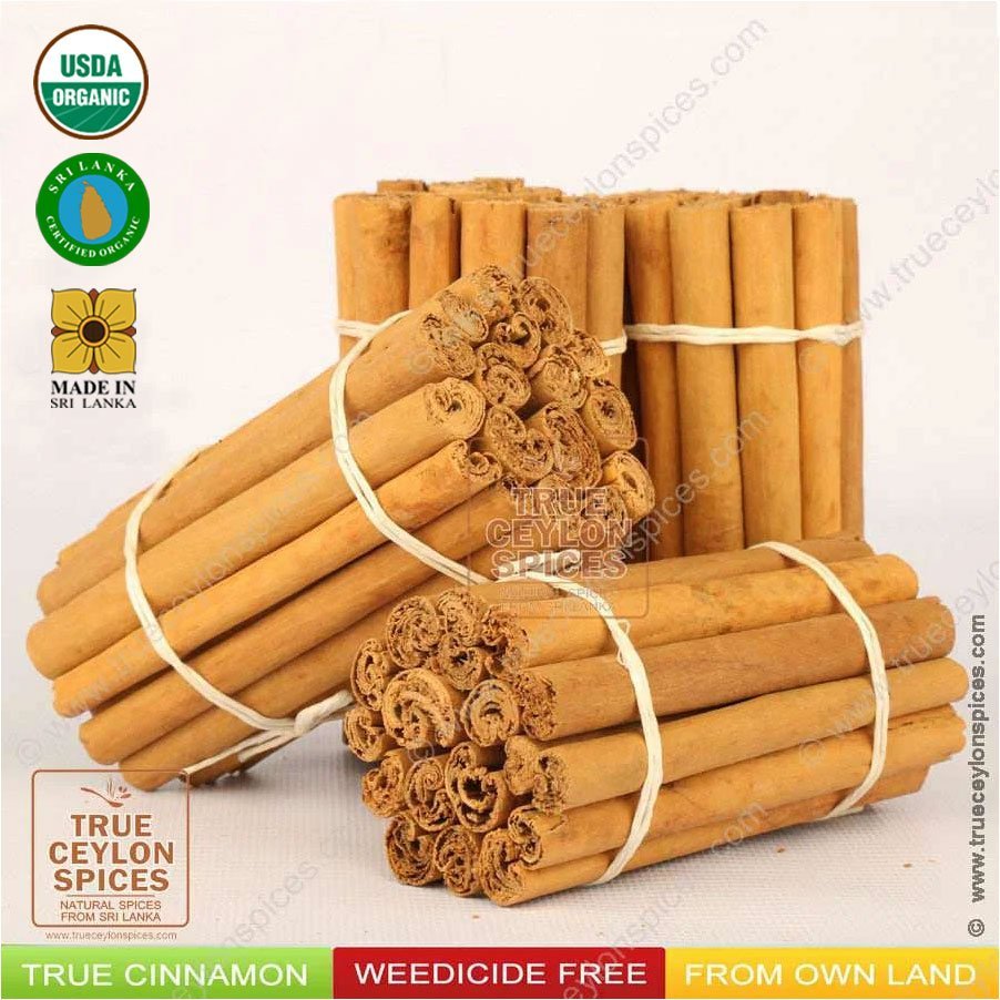Certified Organic Ceylon Cinnamon Sticks